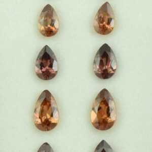 ImperialRoseZirconSuite pear 10.0x6.0 7.0x5.0mm 15.74cts H zn971 scaled 1