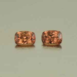 ImperialZircon cush pair 7.0x5.0mm 2.52cts H zn4055