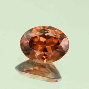 ImperialZircon oval 11.0x8.6mm 4.65cts H zn7424
