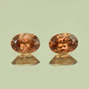 ImperialZircon oval pair 7.0x5.0mm 2.12cts H zn6767 scaled 1