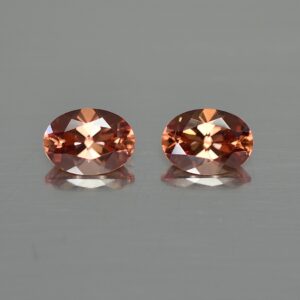 ImperialZircon oval pair 7.5x5.5mm 2.79cts zn3457