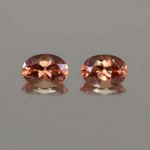ImperialZircon oval pair 7.5x5.5mm 2.82cts zn3459