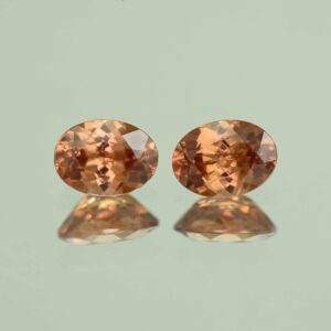 ImperialZircon oval pair 7.5x5.5mm 2.98cts H zn7105 scaled 1