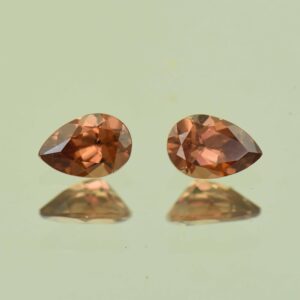 ImperialZircon pear pair 6.0x4.0mm 1.15cts H zn6782 scaled 1