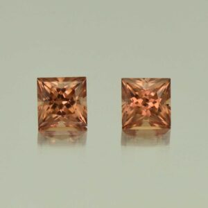 ImperialZircon princess pair 5.0mm 2.19cts H zn5408