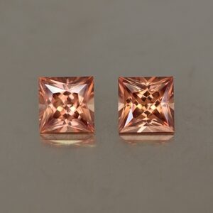 ImperialZircon princess pair 6.0mm 3.23cts zn3403