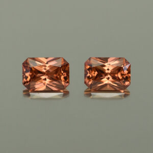 ImperialZircon rad pair 7.0x4.9mm 2.71cts H zn4373