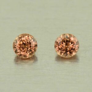 ImperialZircon round pair 3.0mm 0.38cts H zn5833