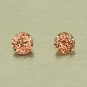 ImperialZircon round pair 3.1mm 0.34cts H zn5834