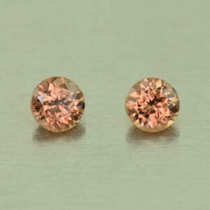 ImperialZircon round pair 3.5mm 0.57cts H zn5841 SOLD