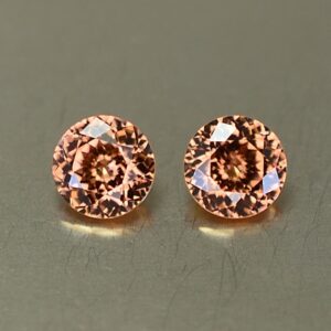 ImperialZircon round pair 4.5mm 1.01cts zn2101