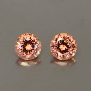 ImperialZircon round pair 4.5mm 1.12cts zn1592