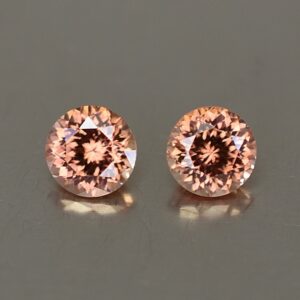 ImperialZircon round pair 4.5mm 1.12cts zn2102