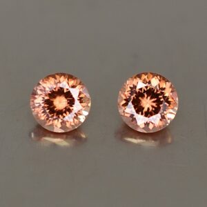 ImperialZircon round pair 4.5mm 1.19cts zn2521