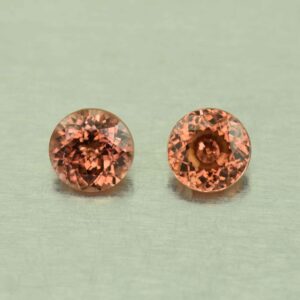 ImperialZircon round pair 5.0mm 1.38cts H zn4680