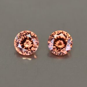 ImperialZircon round pair 5.0mm 1.38cts zn2519