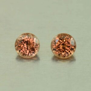 ImperialZircon round pair 5.0mm 1.48cts H zn4685