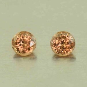 ImperialZircon round pair 5.0mm 1.48cts H zn4686