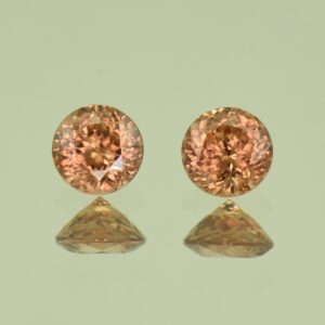 ImperialZircon round pair 5.0mm 1.48cts H zn6871 SOLD