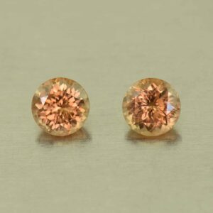 ImperialZircon round pair 5.0mm 1.49cts H zn4687