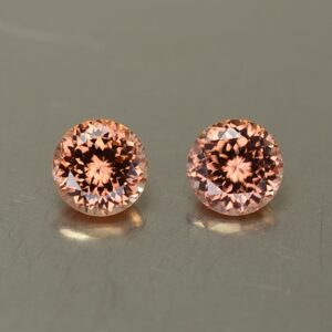 ImperialZircon round pair 5.0mm 1.52cts zn2104