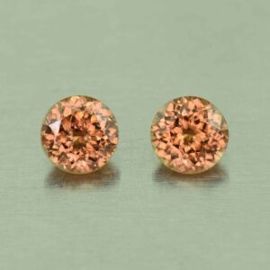 ImperialZircon round pair 5.0mm 1.58cts H zn4700
