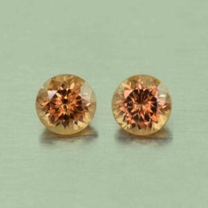 ImperialZircon round pair 5.1mm 1.62cts H zn4702