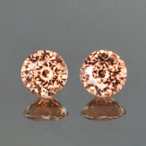ImperialZircon round pair 5.5mm 1.83cts H zn2575 SOLD