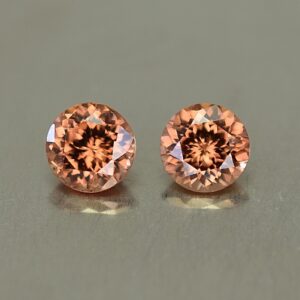ImperialZircon round pair 5.5mm 1.91cts zn2522