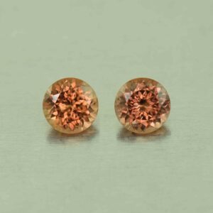 ImperialZircon round pair 5.5mm 1.93cts H zn4707