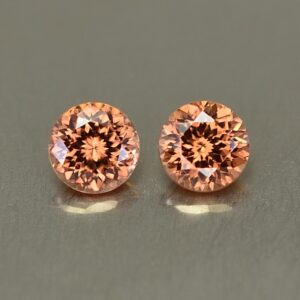 ImperialZircon round pair 5.5mm 2.10cts zn2527