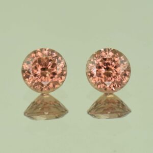 ImperialZircon round pair 6.0mm 2.42cts H zn6873 SOLD