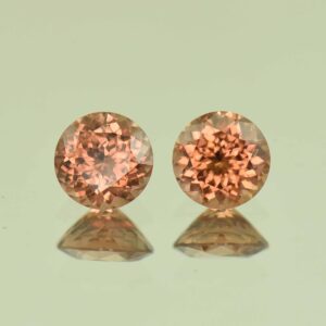 ImperialZircon round pair 6.5mm 3.11cts H zn6806
