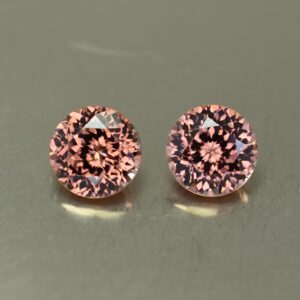 ImperialZircon round pair 6.5mm 3.35cts zn2573