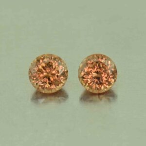 ImperialZircon round pair 6.5mm 3.53cts H zn2048