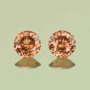 ImperialZircon round pair 7.3mm 3.48cts H zn6809 scaled 1