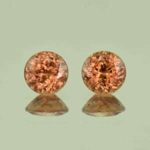 ImperialZircon round pair 7.5mm 4.92cts H zn6883 scaled 1 SOLD