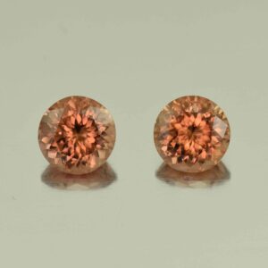 ImperialZircon round pair 8.5mm 7.87cts H zn5417 scaled 1 SOLD
