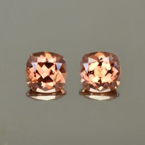 ImperialZircon sq cush pair 5.5mm 2.25cts zn4362