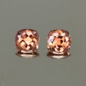 ImperialZircon sq cush pair 5.5mm 2.26cts zn4363