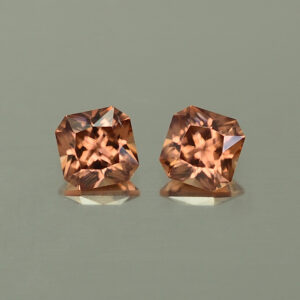ImperialZircon sq rad pair 4.5mm 1.31cts H zn4446