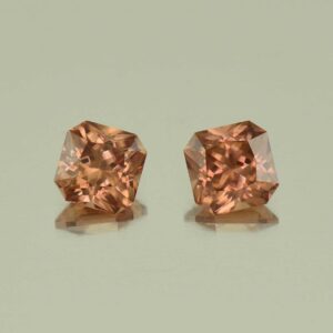 ImperialZircon sq rad pair 4.5mm 1.32cts H zn5407