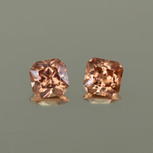 ImperialZircon sq rad pair 4.9mm 1.69cts H zn4448 SOLD