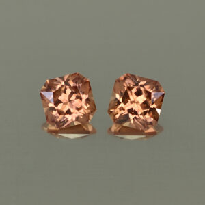ImperialZircon sq rad pair 5.0mm 1.73cts H zn4344 SOLD