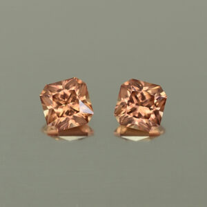 ImperialZircon sq rad pair 5.0mm 1.83cts H zn4348