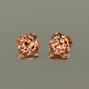 ImperialZircon sq rad pair 5.0mm 1.85cts H zn4453