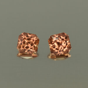 ImperialZircon sq rad pair 5.0mm 1.88cts H zn4454 SOLD