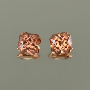 ImperialZircon sq rad pair 5.0mm 1.88cts H zn4455