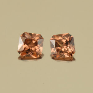 ImperialZircon sq rad pair 5.5mm 2.04cts H zn4349