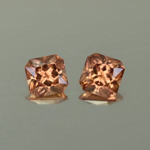 ImperialZircon sq rad pair 5.5mm 2.29cts H zn4350